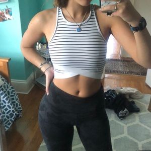 Athletic crop top